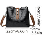 à bandoulière décontractés en cuir PU pour femmes