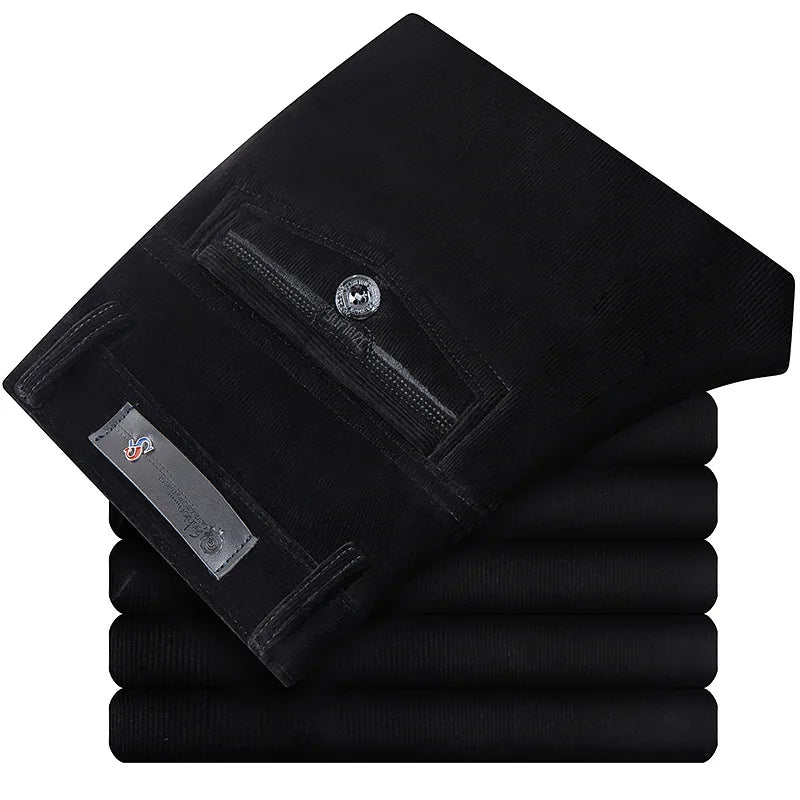 Pantalon en velours côtelé ample pour hommes