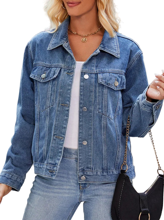 Veste en jean vintage pour femmes