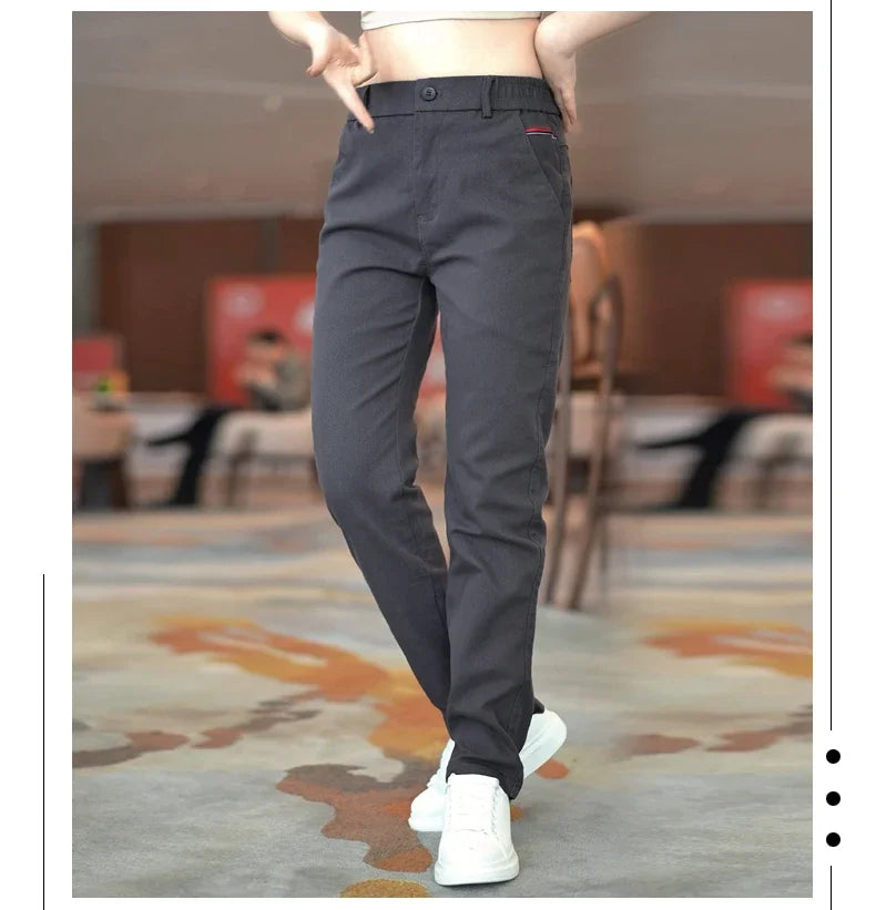 Pantalon décontracté confortable et moulant pour hommes