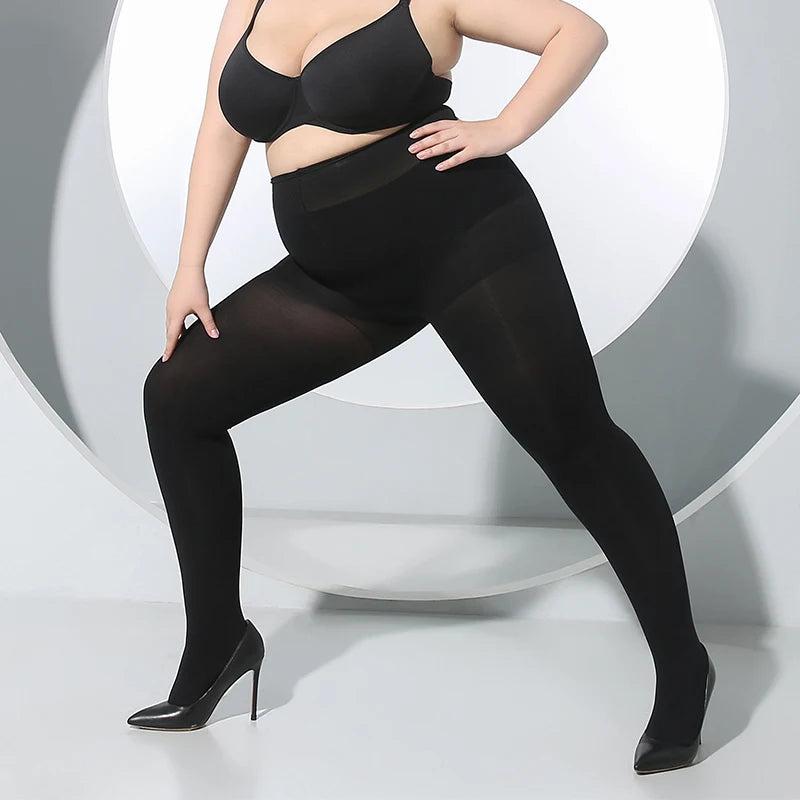 Collants grande taille sans couture pour femmes