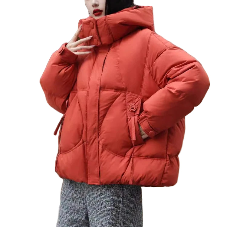 Doudoune à capuche pour femme