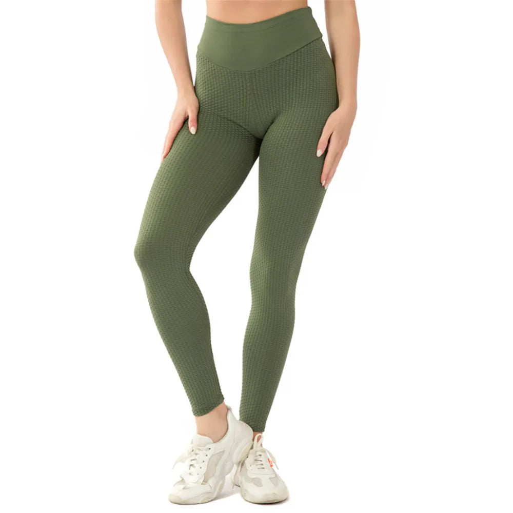 Leggings taille haute à pois pour femmes
