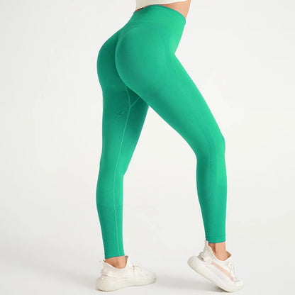 Leggings taille haute sans couture pour femmes