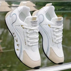 Baskets respirantes plate-forme à lacets pour hommes