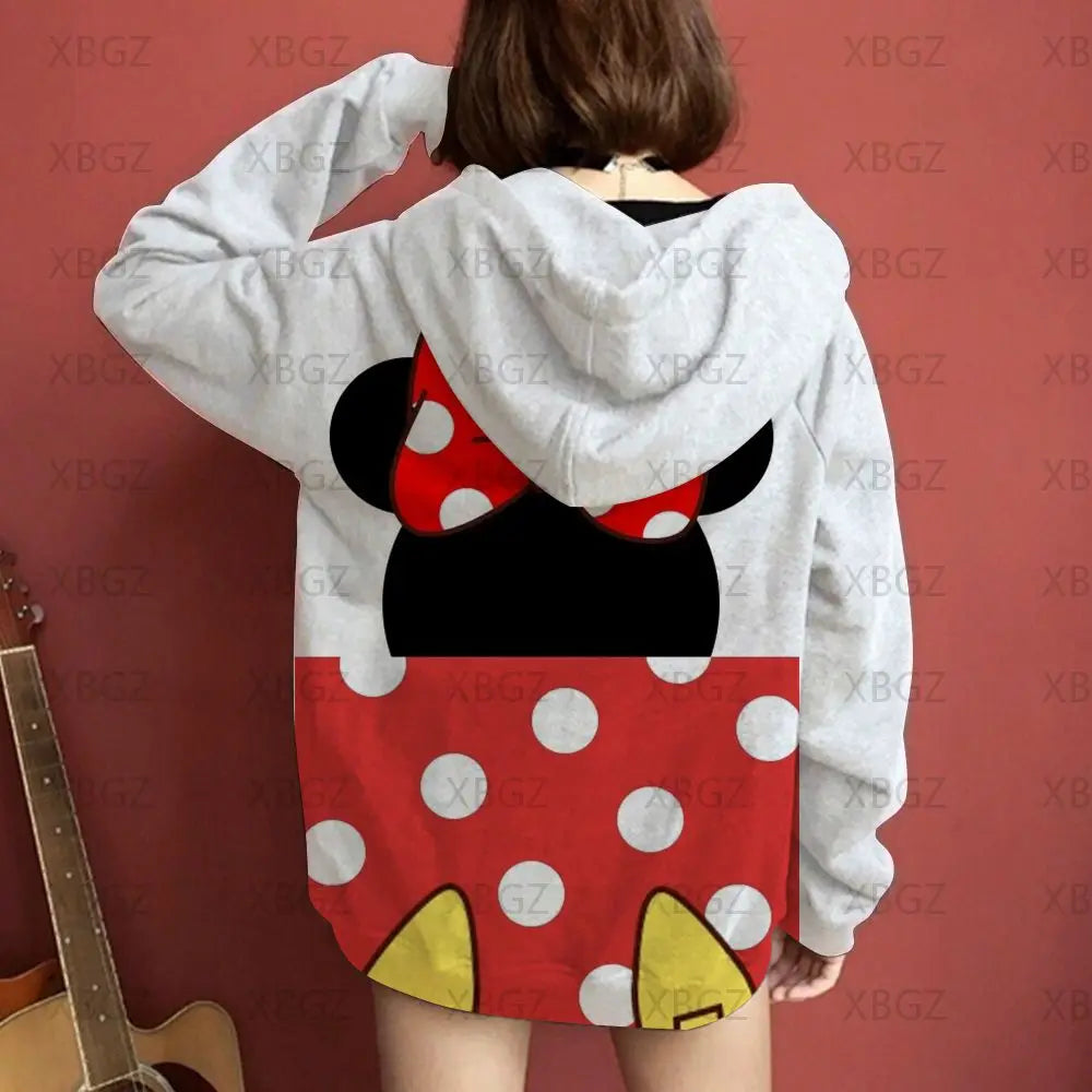 Sweat-shirt à capuche pour femme Mickey