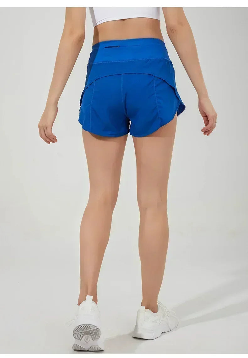 Short Speed Up pour femme  avec poches zippées dans le dos,