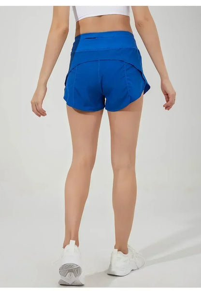 Short Speed Up pour femme  avec poches zippées dans le dos,