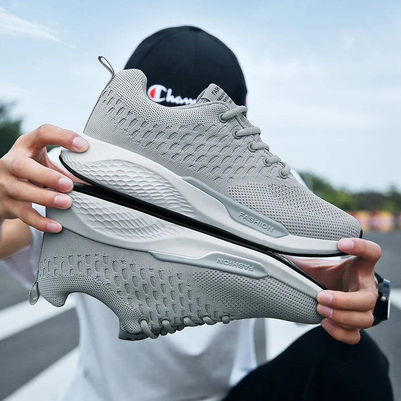 Chaussures de course avec maille coulissante pour hommes