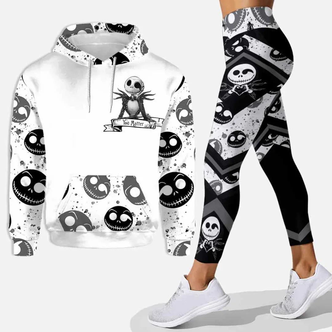 Ensemble sweat à capuche et Leggings Disney Cauchemar avant Noël Sally pour femme