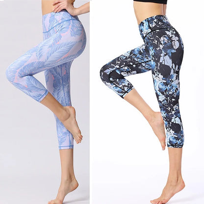 Pantalon de yoga pour femme, leggings de sport, sexy, taille haute