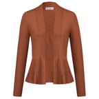 Manteau trapèze décontracté à manches longues pour femmes