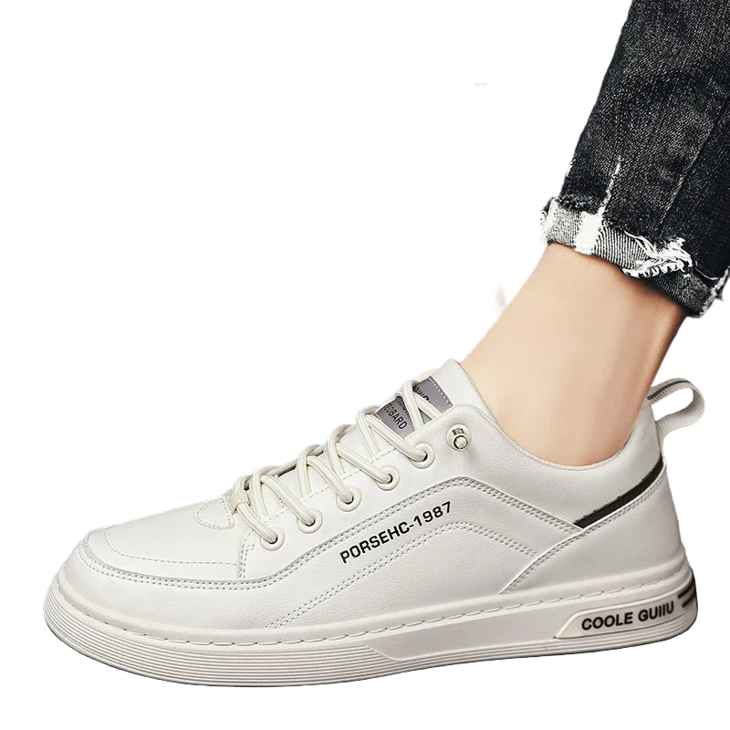 Chaussures en cuir blanches pour hommes