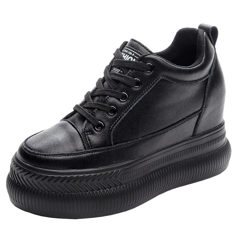 Baskets  en cuir de vache véritable pour femmes