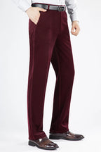 Pantalon en velours côtelé ample pour hommes