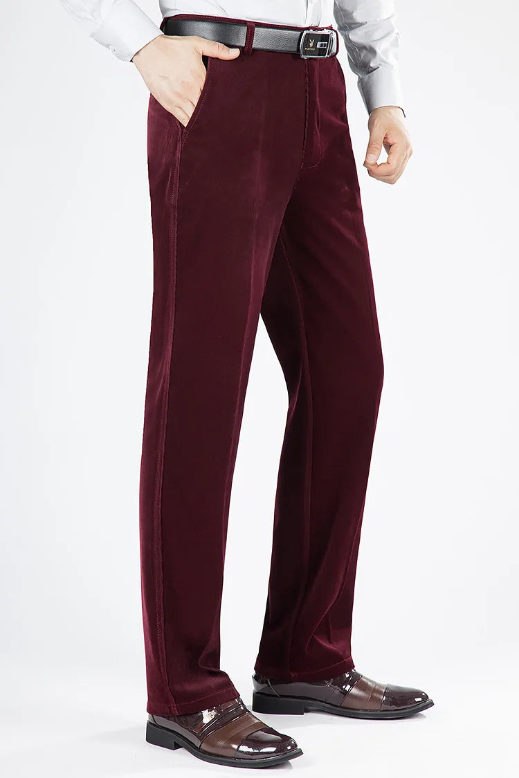 Pantalon en velours côtelé ample pour hommes
