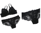 Ensemble de lingerie sexy en dentelle florale pour femmes