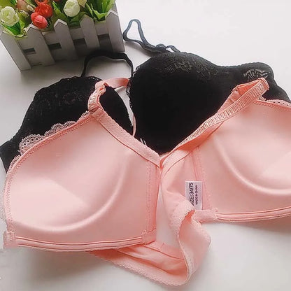 Soutien-gorge push-up en dentelle sexy sans fil pour femme