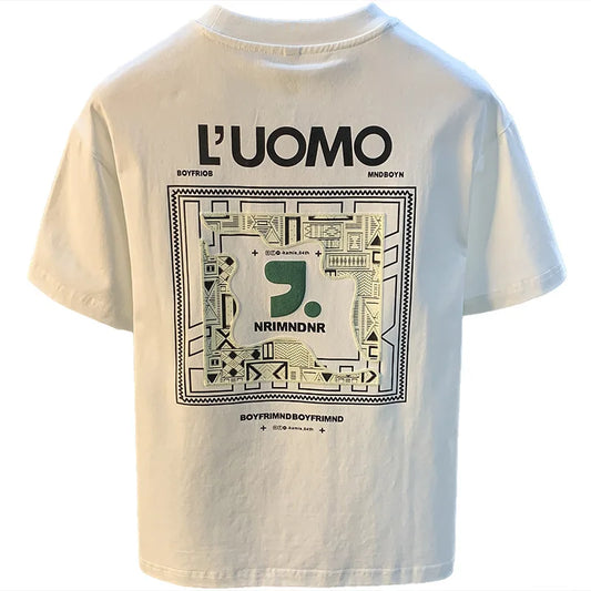 T-shirt de marque tendance pour hommes