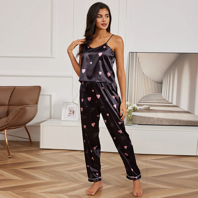 Pyjama en soie pour femmes