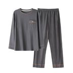 Ensemble pyjamas grande taille en coton pour hommes