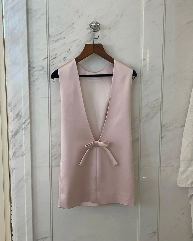 Mini robe dos nu sexy pour femme