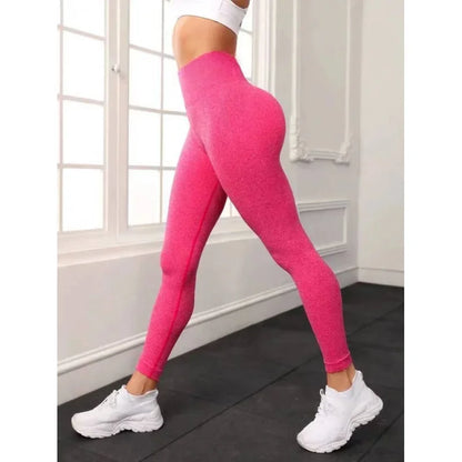 Leggings amincissants de couleur unie pour femmes