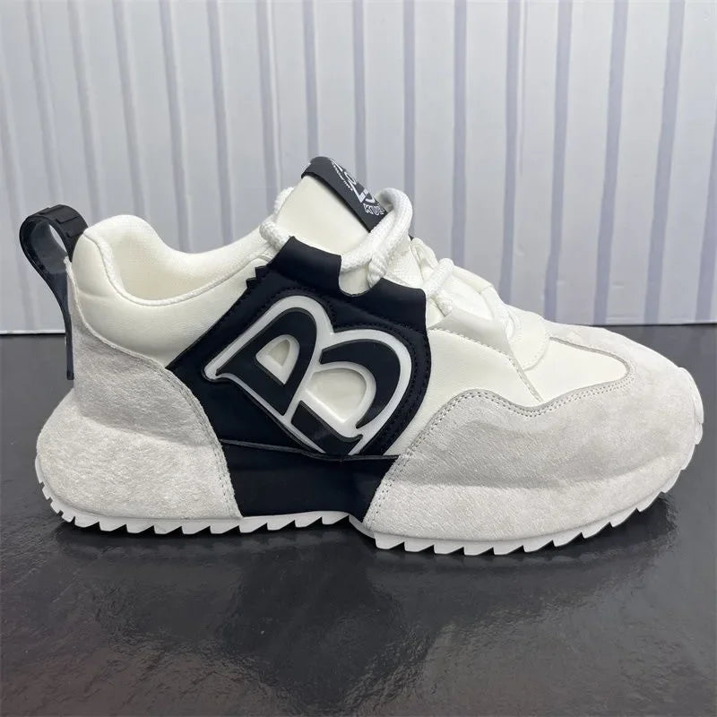 Baskets à lacets épaisses personnalisées pour hommes