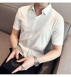 Polo d'été extensible pour hommes