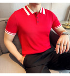 Polo à manches courtes pour hommes