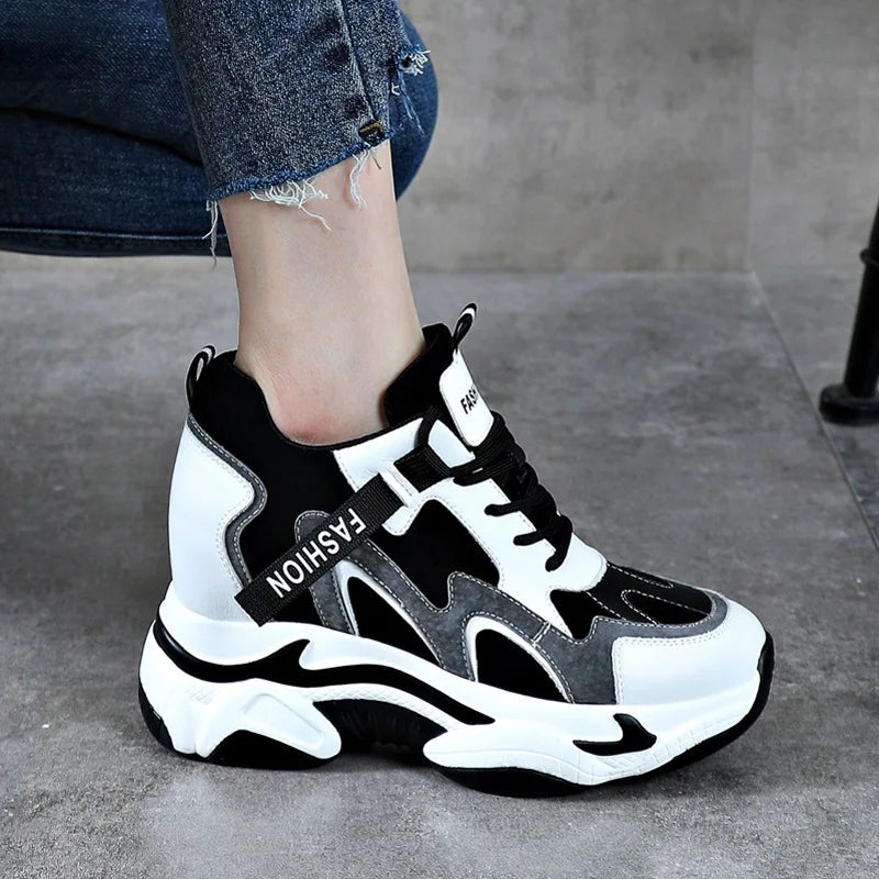 Basket respirant maille à lacets pour femme