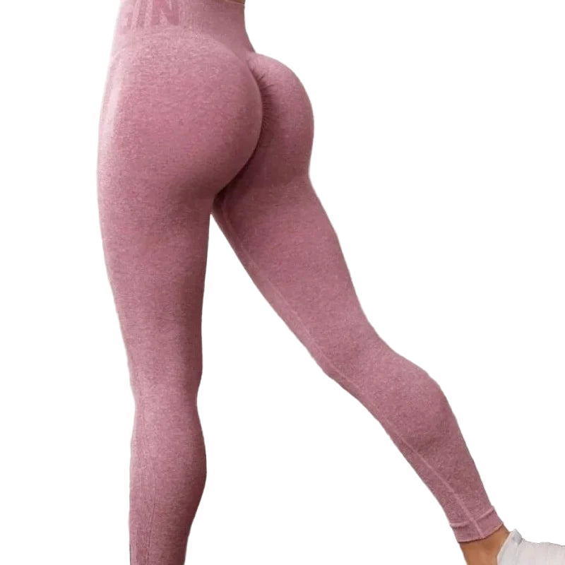 Leggings amincissants de couleur unie pour femmes