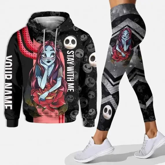 Ensemble sweat à capuche et Leggings Disney Cauchemar avant Noël Sally pour femme