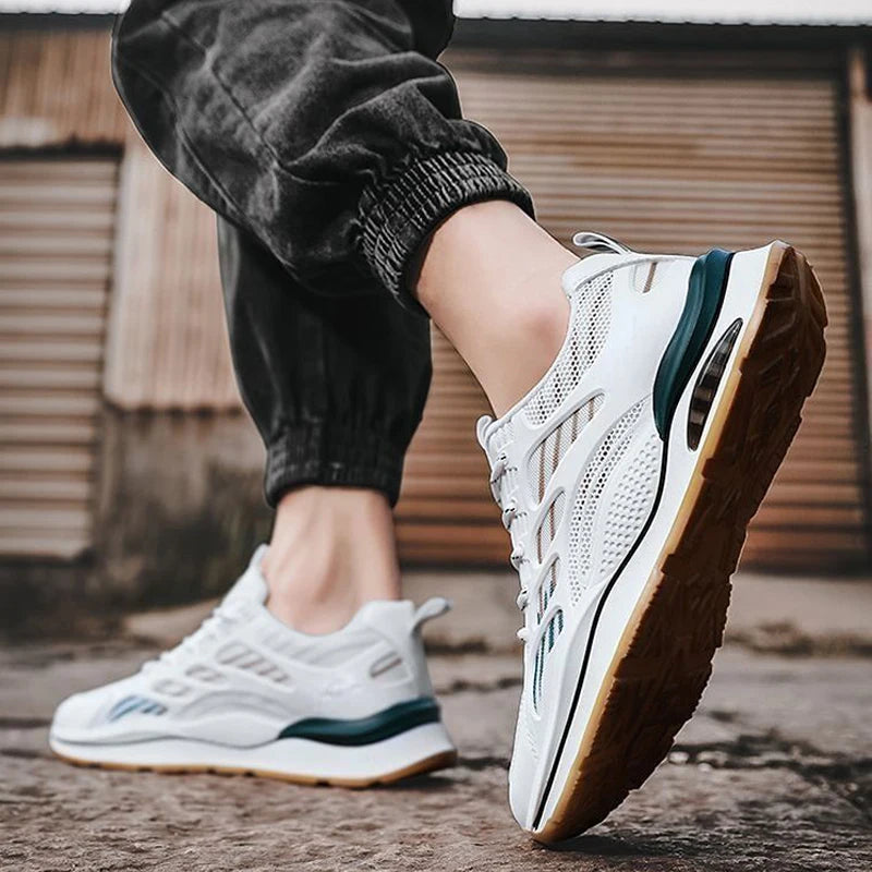 Baskets de marche légères en maille pour hommes