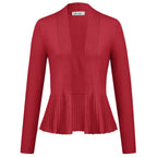 Manteau trapèze décontracté à manches longues pour femmes