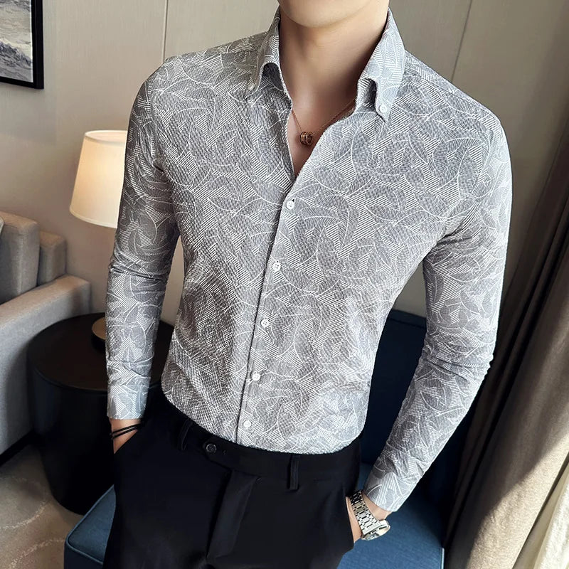 Chemise imprimée pour hommes