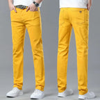 Pantalons décontractés jambe droite pour hommes