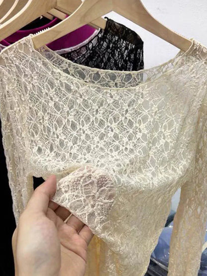 Tops ajustés sexy à manches longues pour femmes