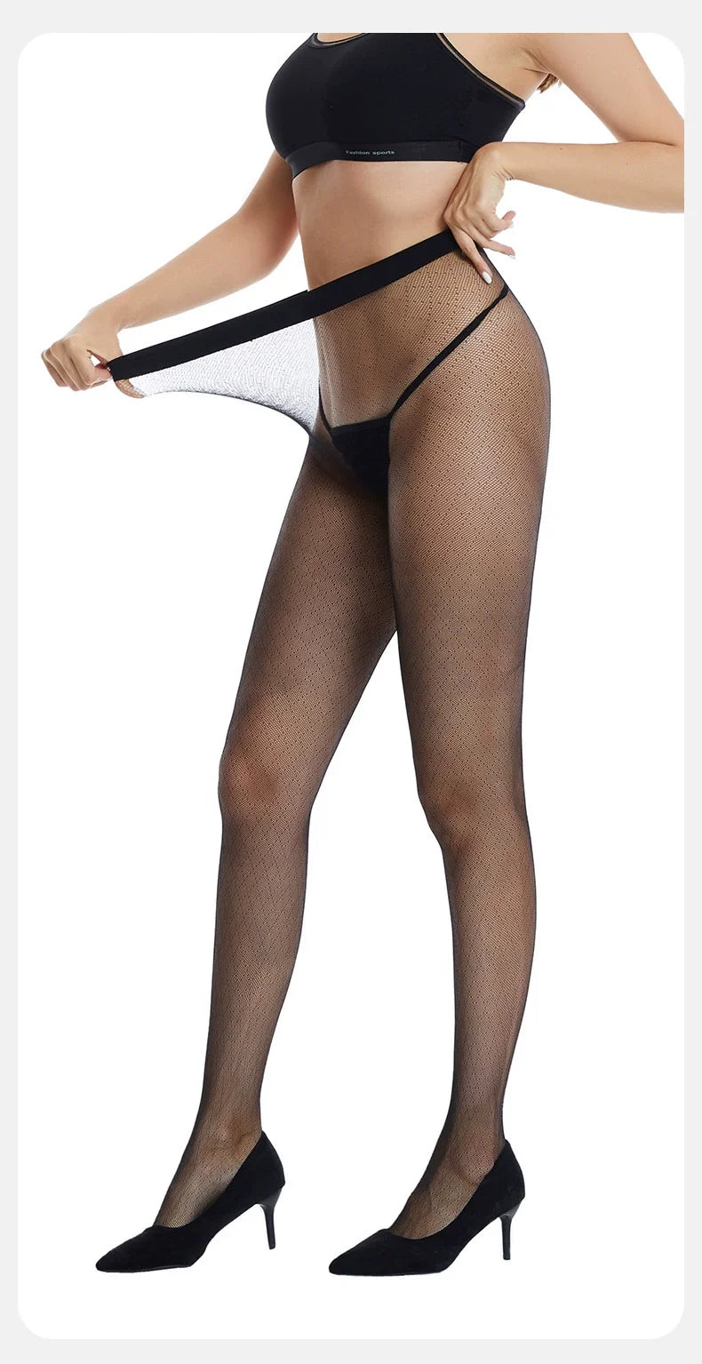 Collants résille en nylon pour femmes