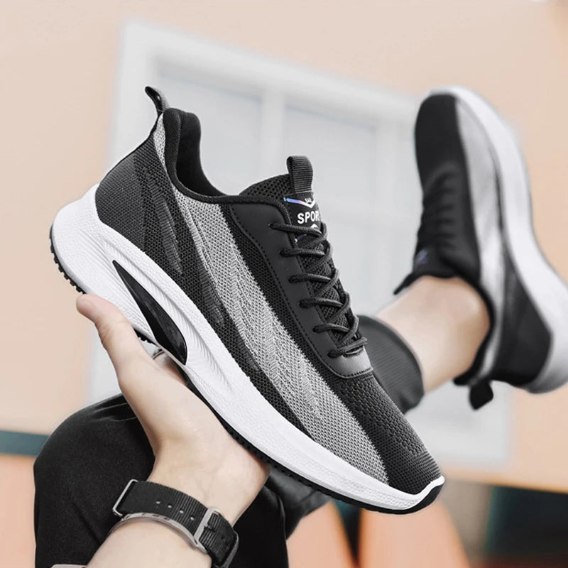 Baskets de marche légères en maille pour hommes