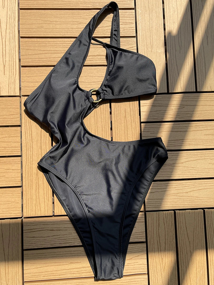 maillots de bain une pièce pour femmes  coupe haute