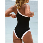 Maillot de bain une pièce à bretelles dénudées pour femmes