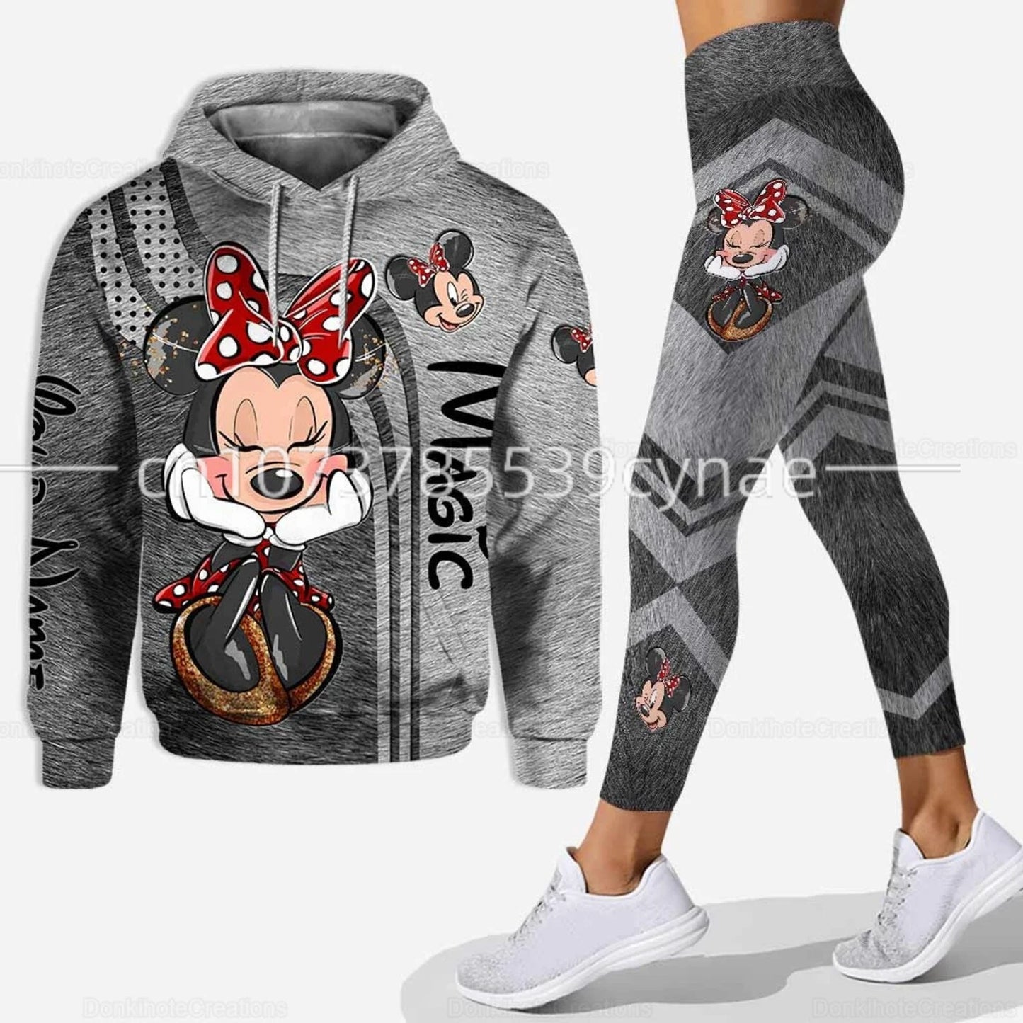 Ensemble sweat à capuche et Leggings Disney Mickey pour femme