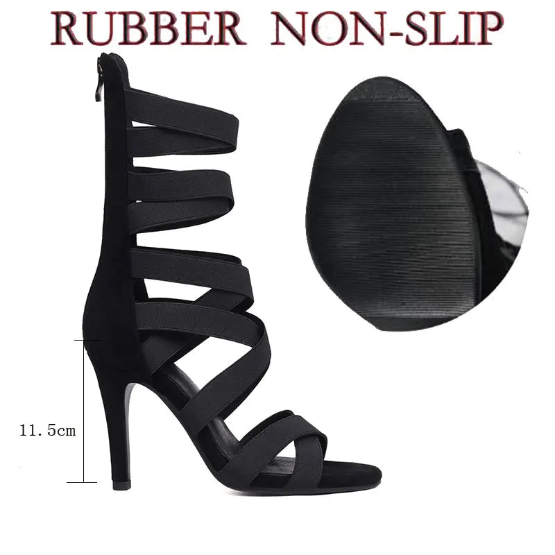 Bottines en maille pour femmes