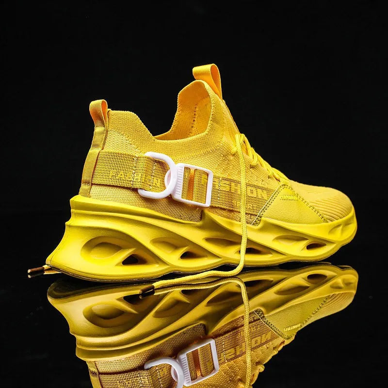 Baskets légères en maille à lacets pour hommes