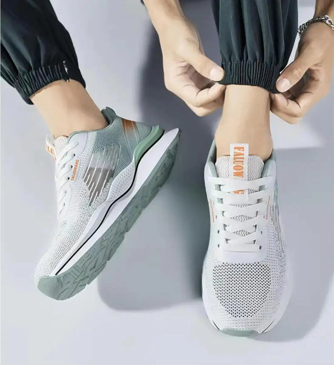 Baskets de marche légères en maille pour hommes