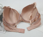 Soutien-gorge push-up sexy en dentelle avec nœud floral pour femmes