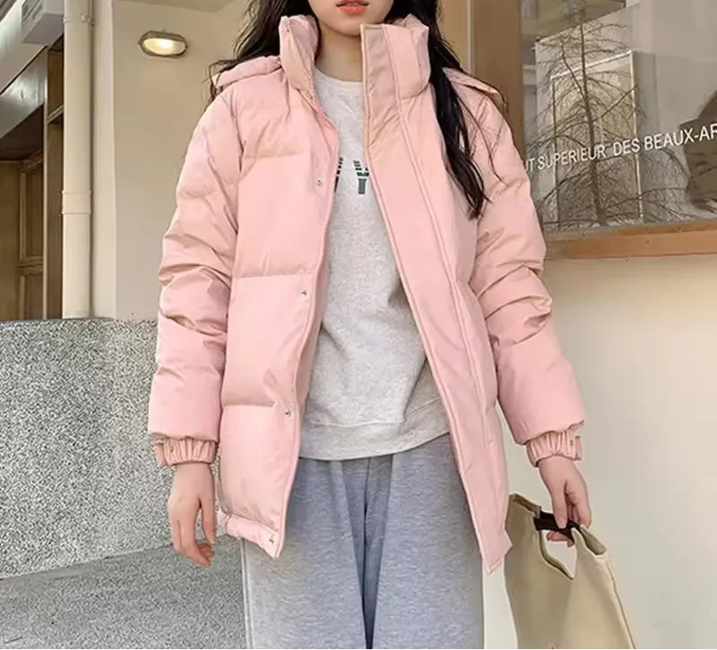 Manteau d'hiver chaude et décontractée pour femme