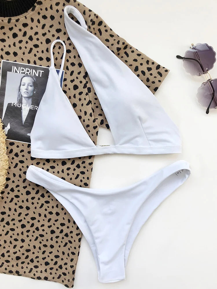 Maillot de bain une pièce asymétrique pour femme