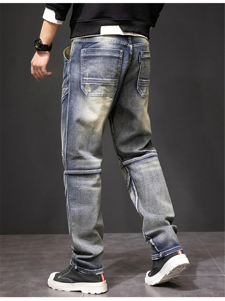 Jean de rue rétro Punk pour hommes